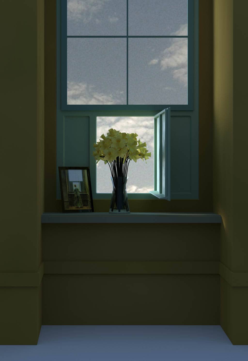 No-one at a window